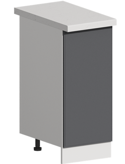 Кухня Модуль ШН 350 Графит / Графит Софт