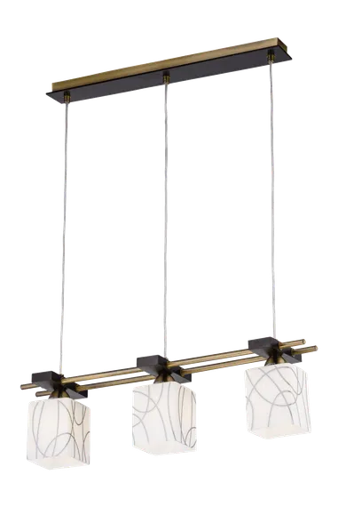 85662/3P AB+RED (1) Люстра