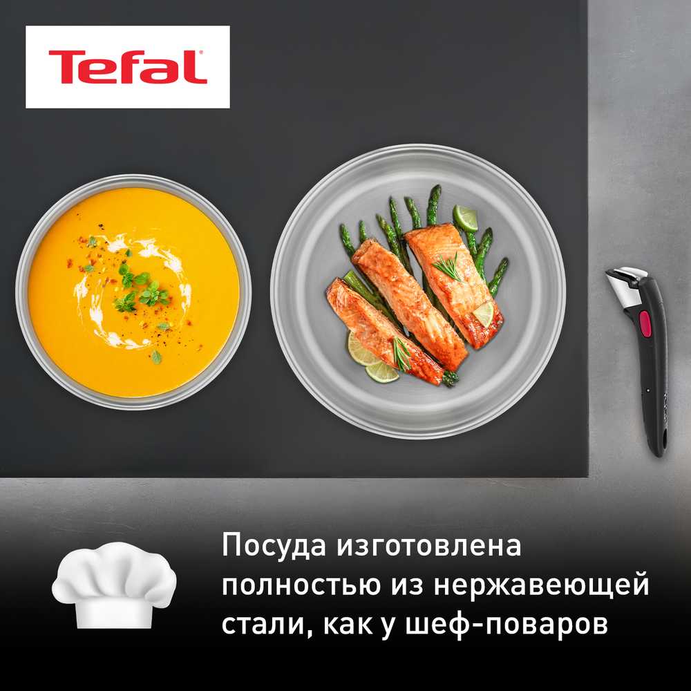 Набор посуды со съемной ручкой 13 предметов Tefal Ingenio Emotion L896SD04