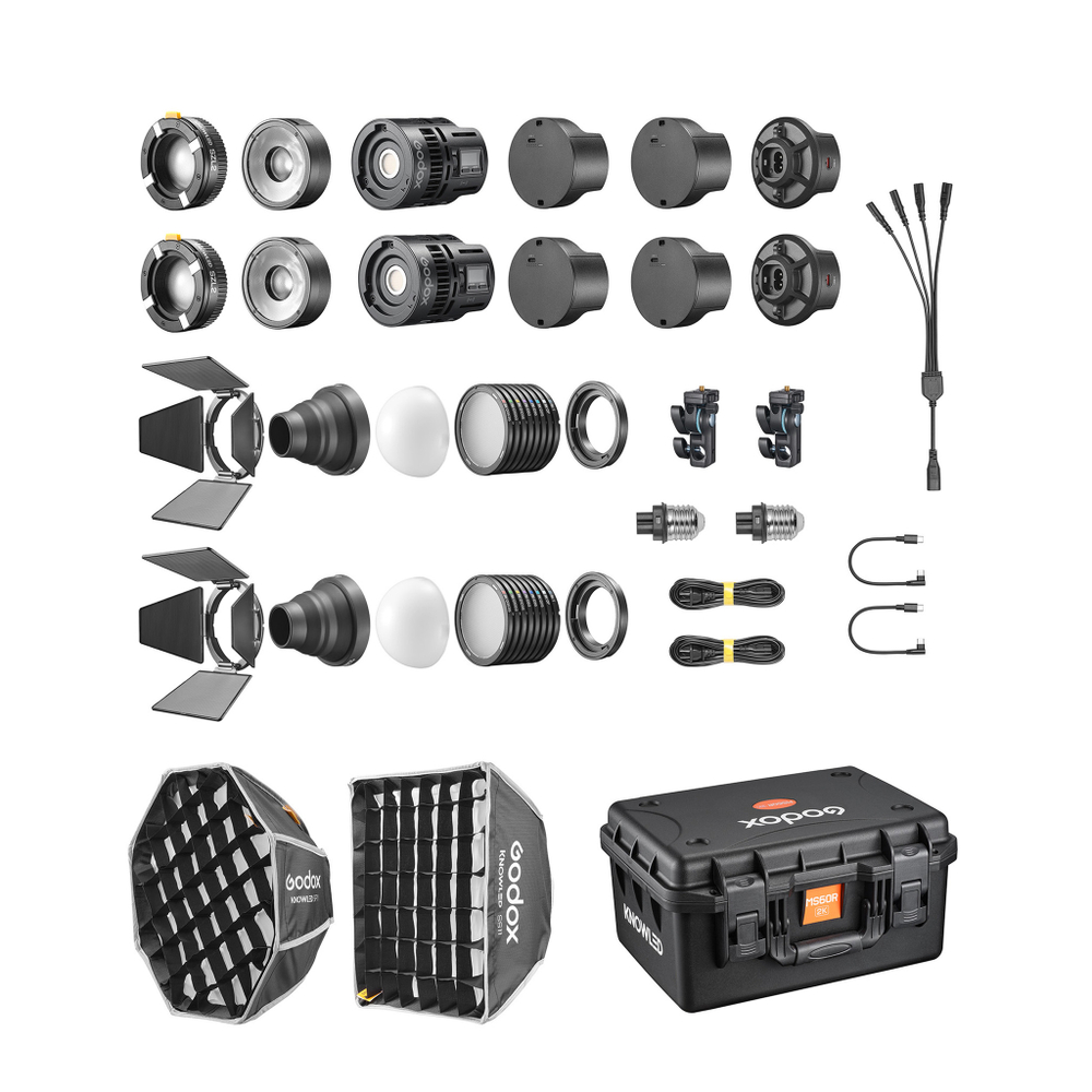 Комплект студийного оборудования Godox Knowled MS60R 2K
