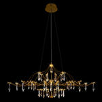 Подвесная светодиодная люстра Loft It Mira 10587/1000 Gold Asfour