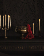 Черно-красная плеть Scandal из натуральной кожи - 60 см. (Цвет: черный)