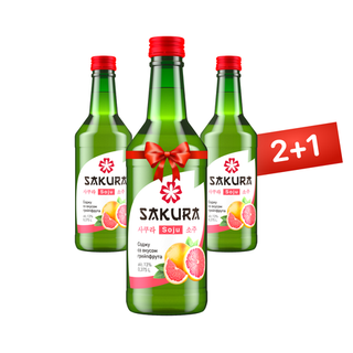 Soju Sakura Грейпфрут 2+1