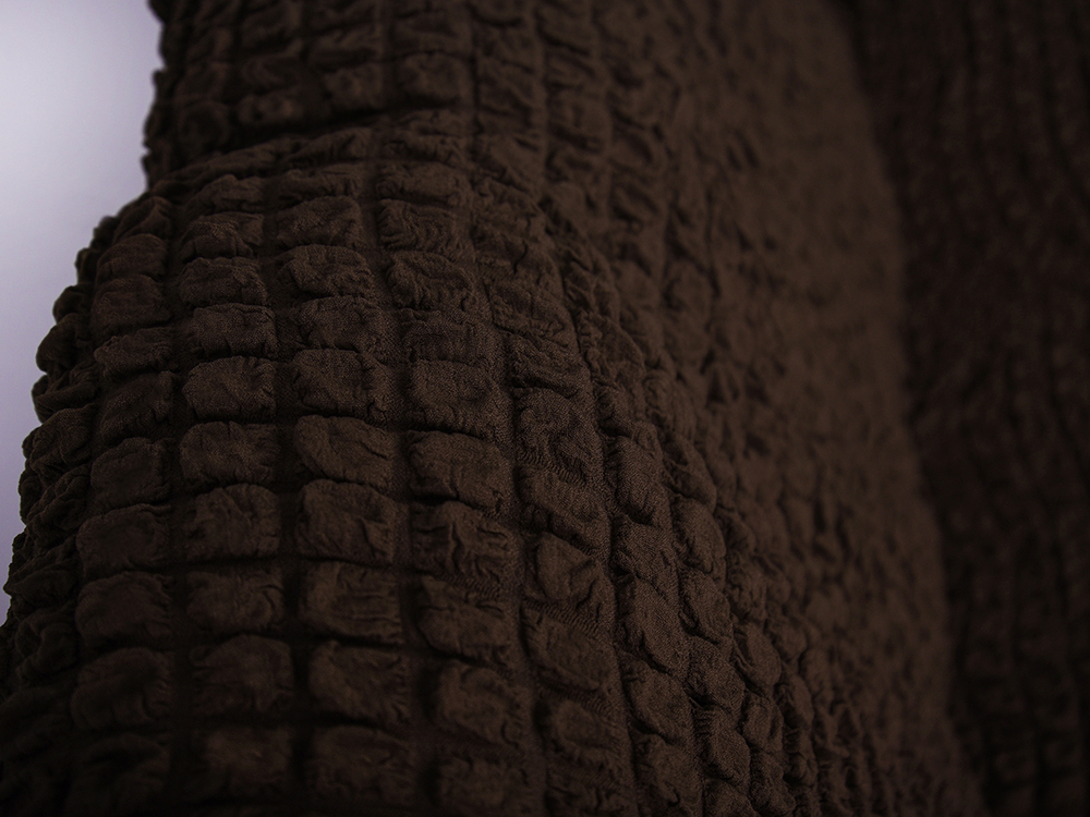 Чехол на трехместный диван без подлокотников Модерн, цвет Кофе