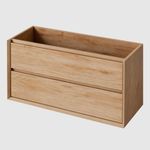 Тумба под раковину COOL с 2 выдвижными ящиками 100x45 x54 CL.100.MUD дуб