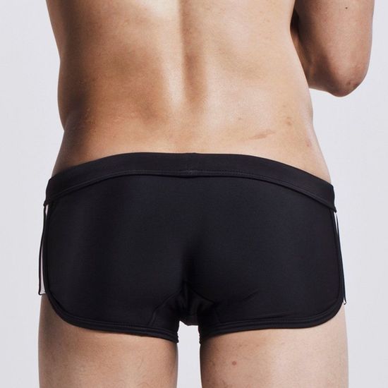 Мужские плавки хипсы черные Seobean Black Athletic Hip Boxer