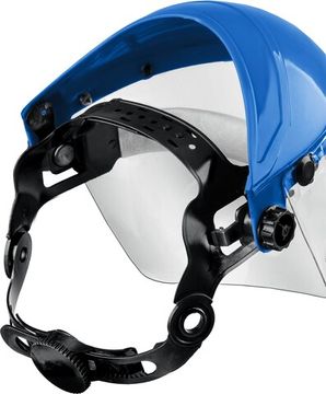 СИБИН экран 200 х 400 мм, поликарбонат 2 мм, с храповиком, защитный лицевой щиток (11086)