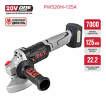 (ХОС) Шлифмашина угловая аккум. бесщёточная P.I.T. PWS20H-125A SOLO