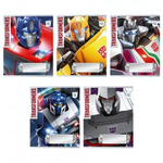 Тетрадь А5 12л. клетка скрепка "Transformers" УФ (Академия Групп)