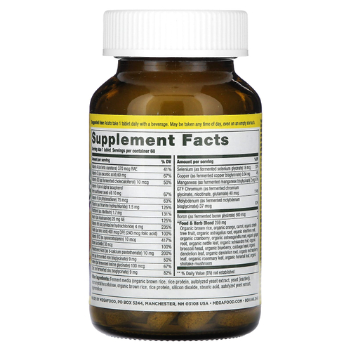 MegaFood, мультивитамины для женщин, 60 таблеток