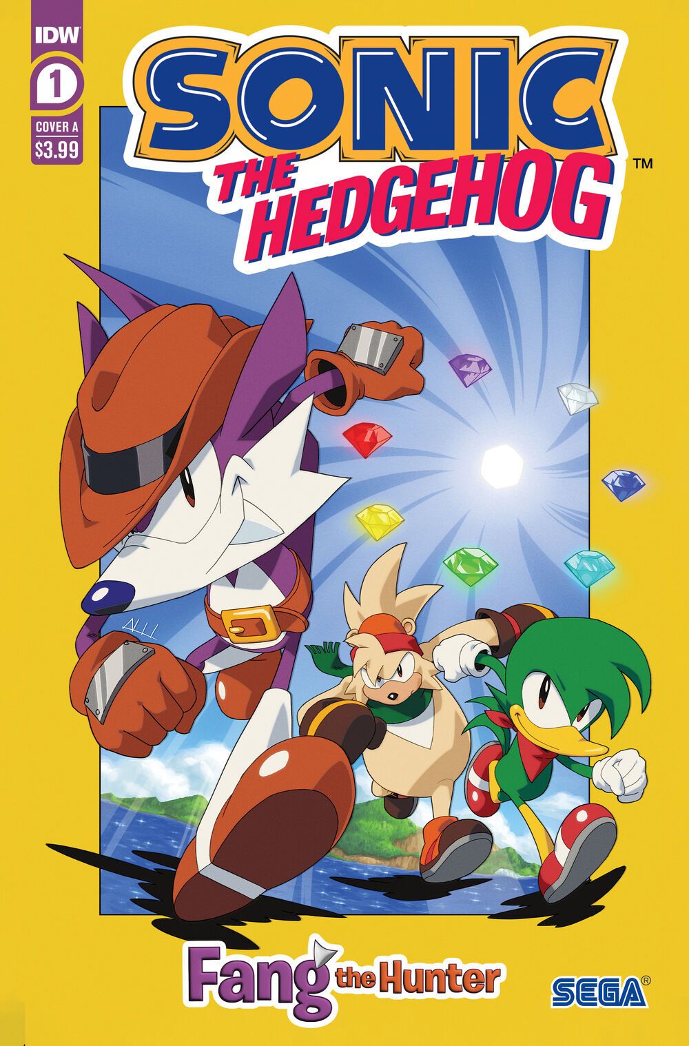 Комикс Sonic The Hedgehog Fang The Hunter #1 (Cover A)