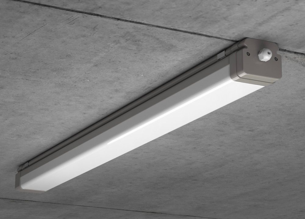 Светильник LED ДСП Айсберг ll 54Вт 3000К 6150Лм опал IP65 1100х85х70мм DARKLUM