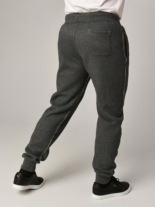 Трикотажные прямые флисовые брюки Abercrombie & Fitch FABT12