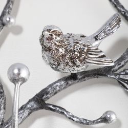 Вешалка настенная Терра (без зеркала) Айс Античное Серебро