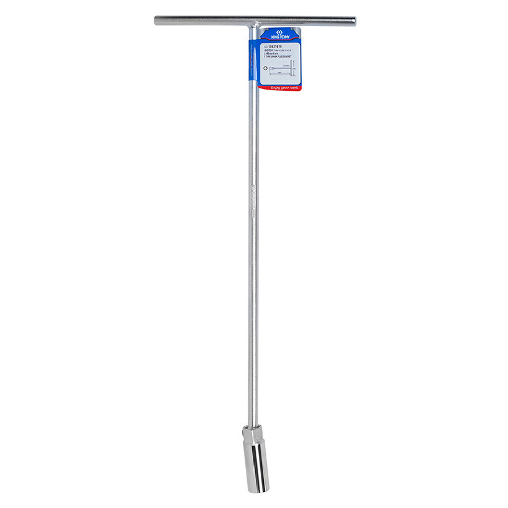 Ключ свечной с шарниром 16 мм, L = 450 мм KING TONY 15631618