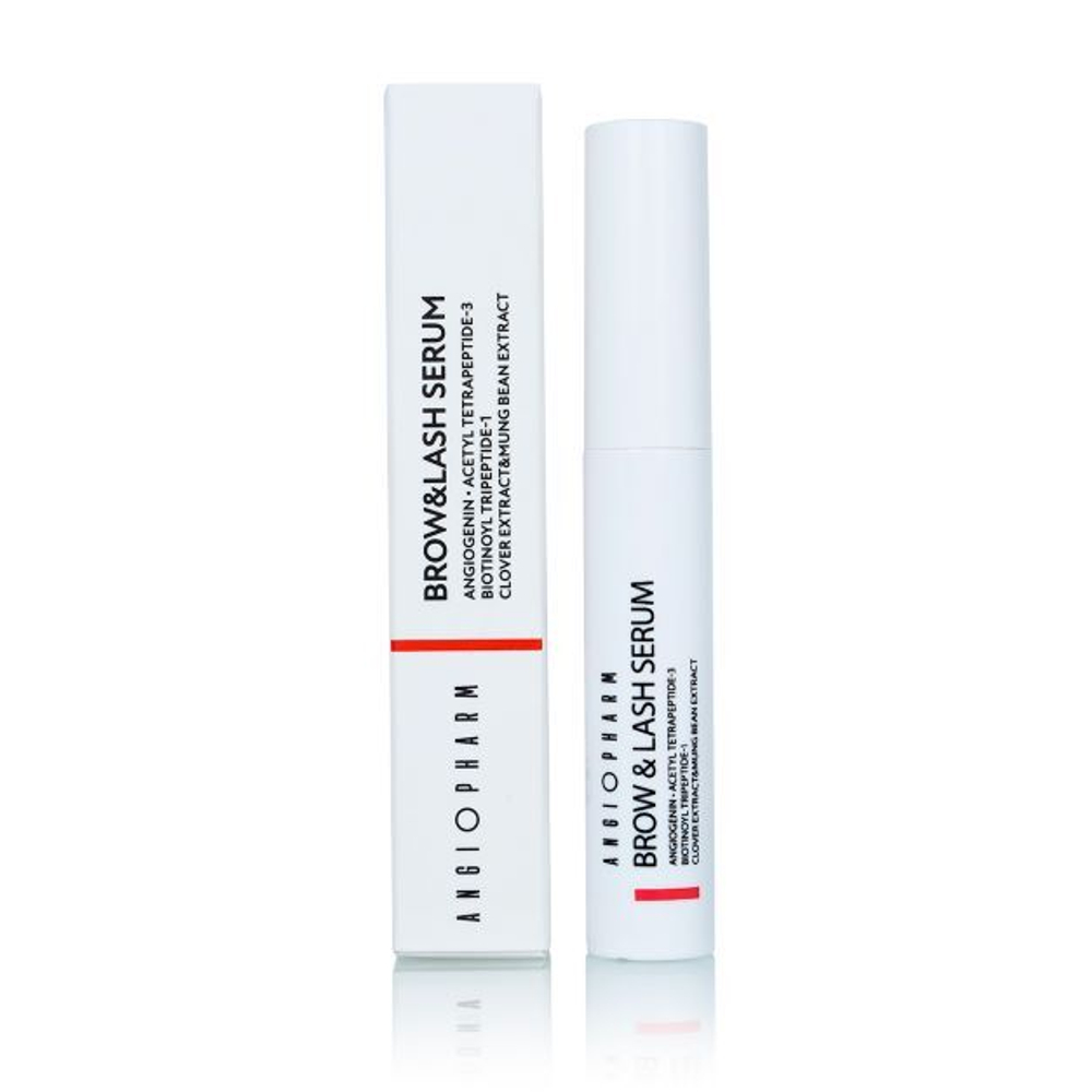 ANGIOPHARM СЫВОРОТКА ДЛЯ РОСТА БРОВЕЙ И РЕСНИЦ, 6 Мл | BROW & LASH SERUM