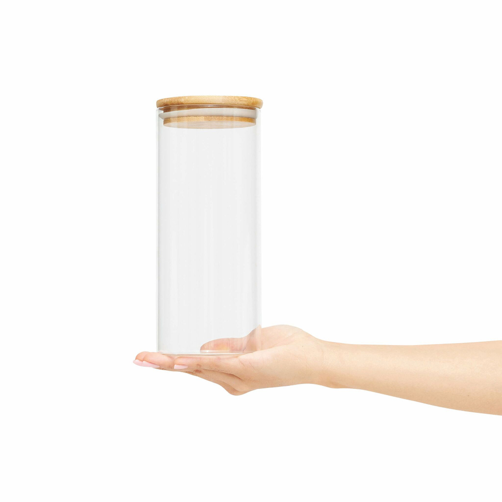 Стеклянная емкость для хранения продуктов ECO STORAGE L, вместимость: ок. 850 ml