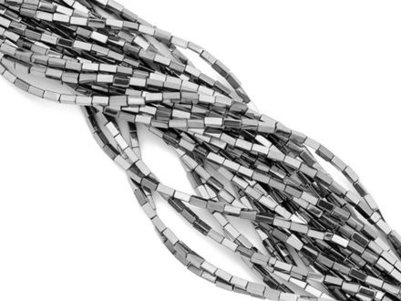 Нить гематитовых бусин 1,5x3мм