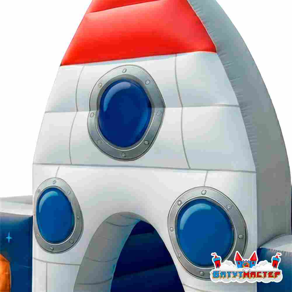 Надувная игровая комната «Звёздная ракета», 3,5×3,5×2 м