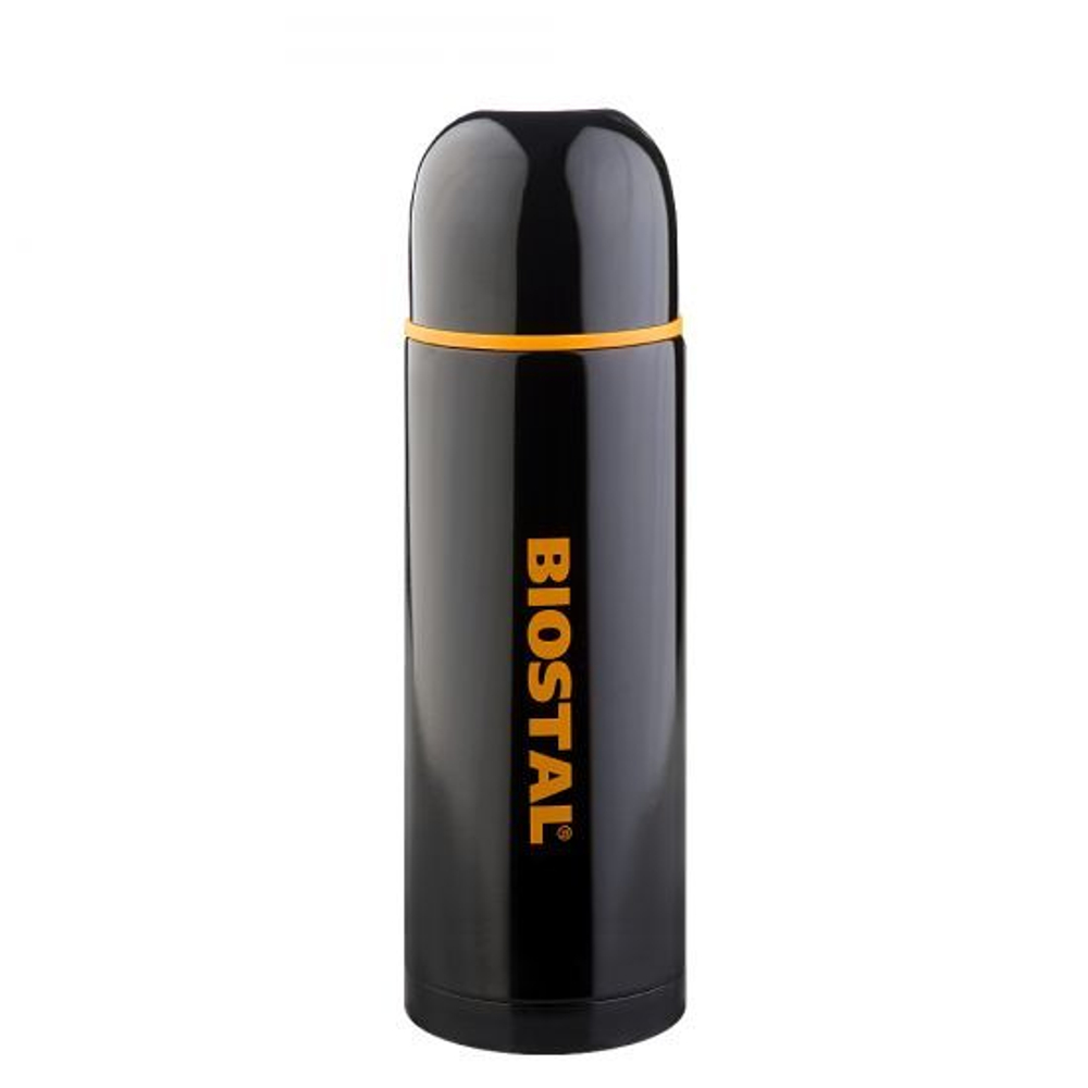 Термос Biostal Спорт (1 литр), черный