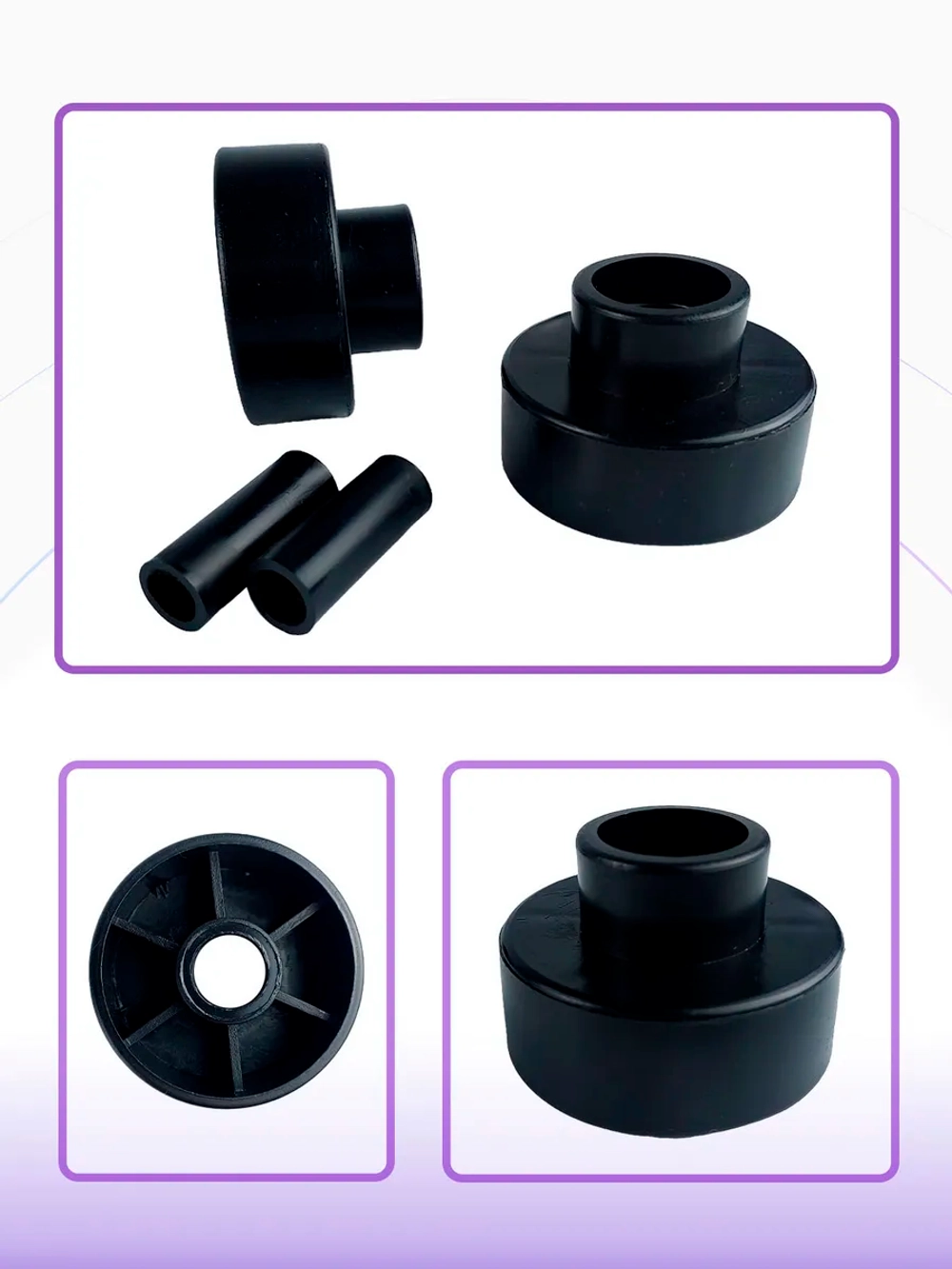 Колесо для дивана D54мм с втулкой, 2 шт