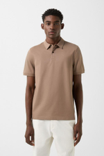 Рубашка-поло BOGNER TIMO-5F в бежевом цвете
