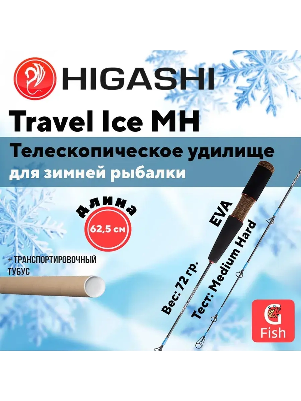 Удилище зимнее Travel Ice MH