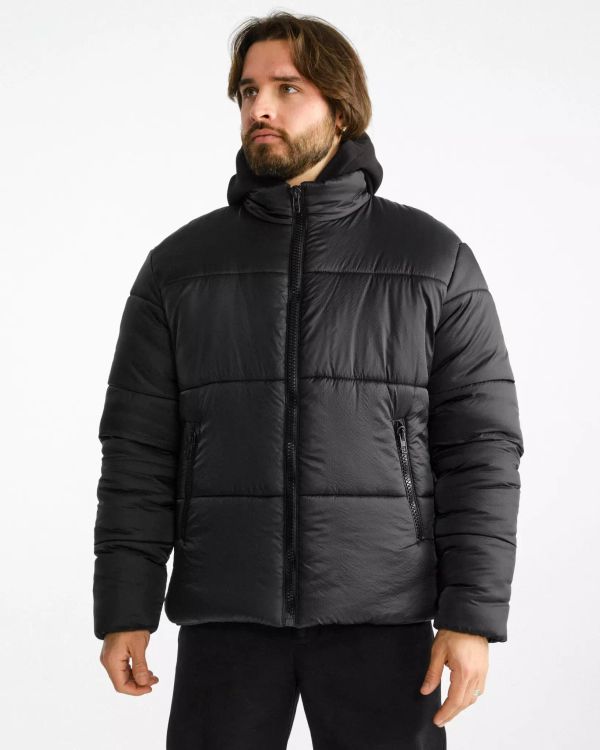 Пуховик Начало Рипстоп 300 Черный - фото 5