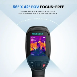 Строительный Тепловизор Mileseey TR256E, 256*192 Ручной HD Для Поиска Утечек, Точное Измерение Температур