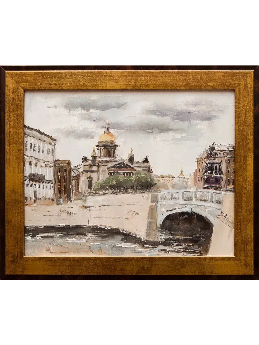 Картина маслом "Исаакиевский собор" Ларкина
