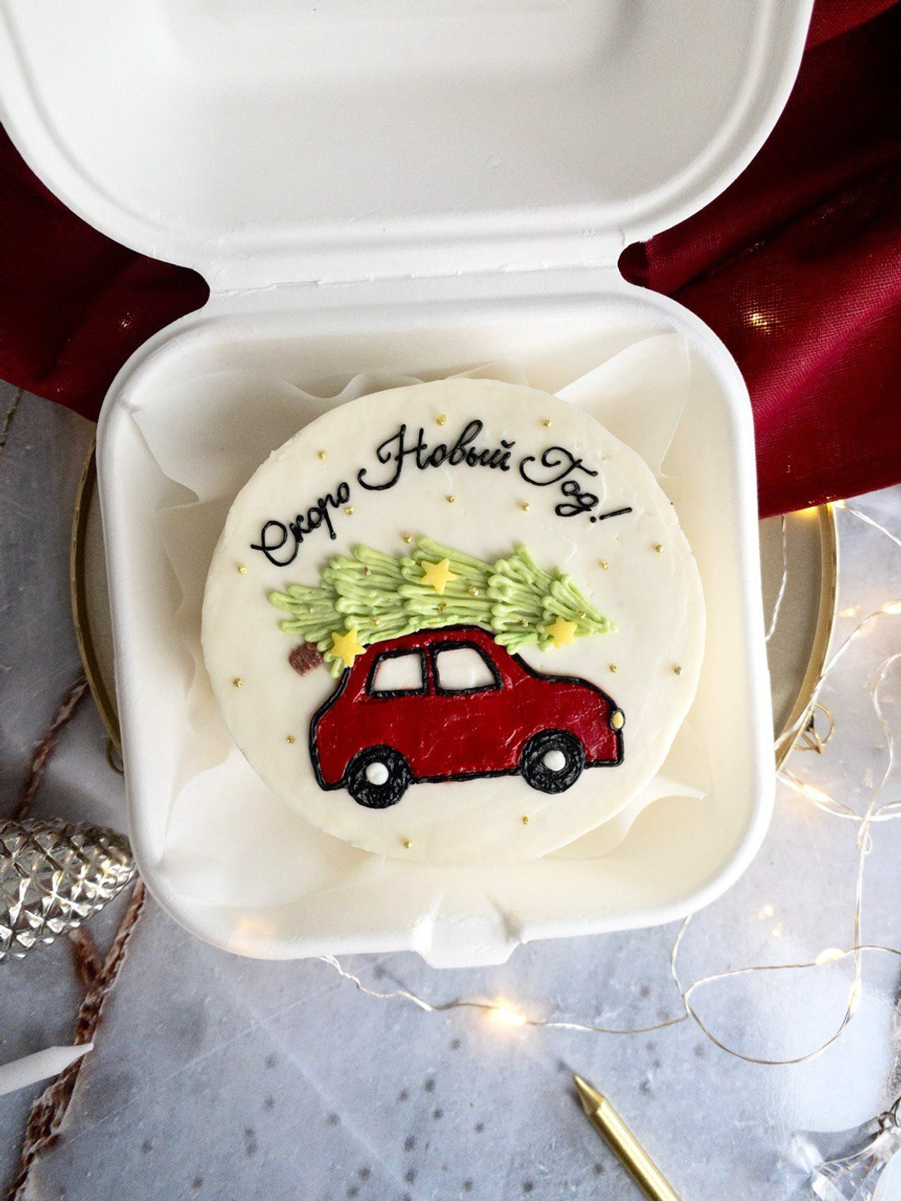 Бенто-торт «С Новым Годом!»