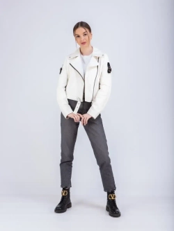 Косуха кожаная куртка женская Турция