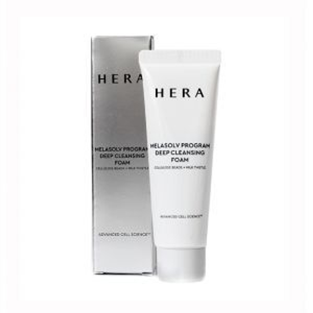 HERA MELASOLV PROGRAM DEEP CLEANSING FOAM Пенка для умывания осветляющая и увлажняющая