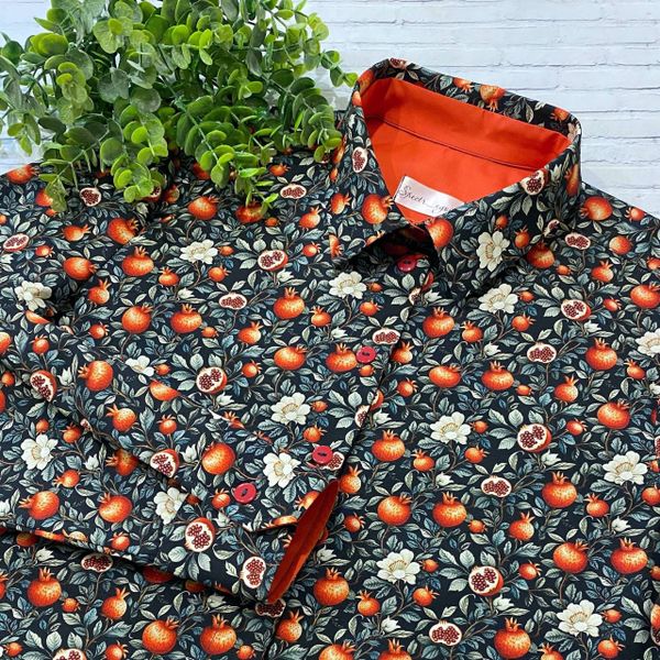 ПРЕДЗАКАЗ, ГРАНАТ С ЦВЕТКОМ, 100% хлопок, ширина 110 см 3