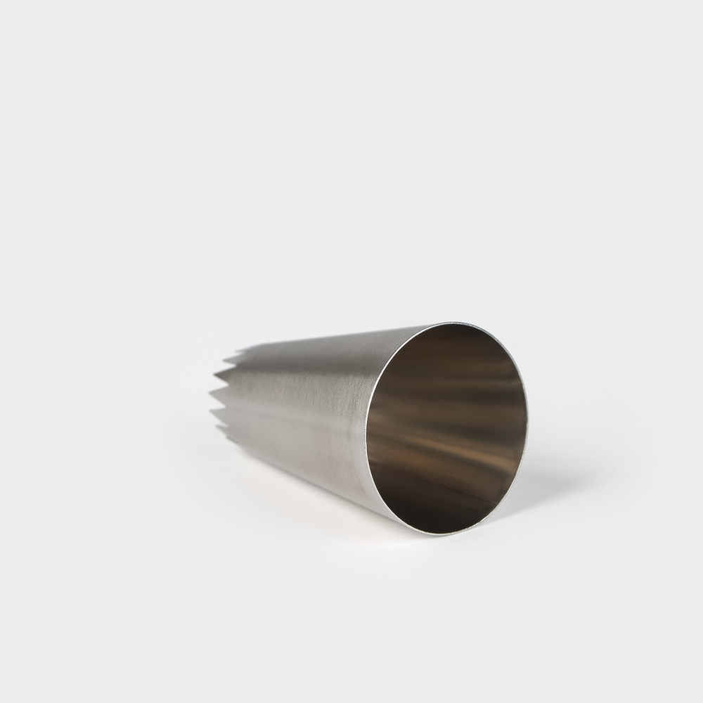 Насадка кондитерская «Французская звезда», d=3,4 см, выход 1,5 см, нержавеющая сталь