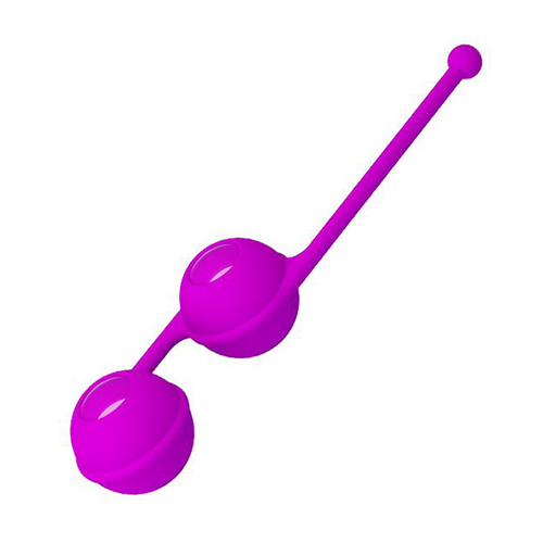 Лиловые вагинальные шарики 3,5см Pretty Love Kegel Tighten Up III BI-014493-2