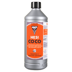Жидкое органоминеральное удобрение HESI Coco 1 л для цветения на кокосе, вид бутылки