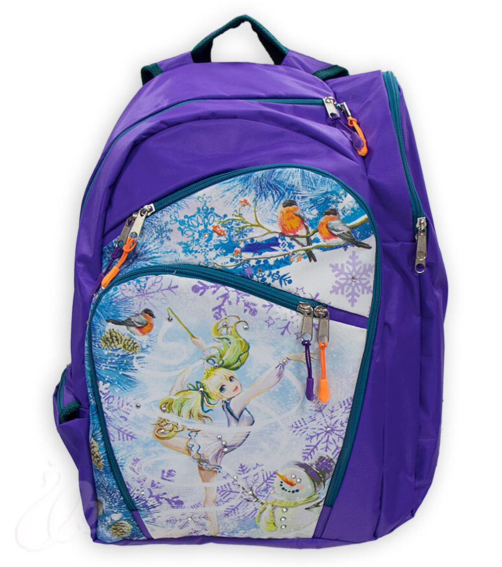 Снежинка Фиолетовый/бирюзовый