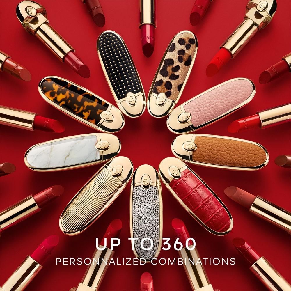 GUERLAIN Rouge G - Роскошная помада оттенок 520 Le Rouge Profond Satin, 3 g