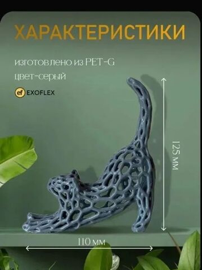 Декоративная фигурка "Кошка" для интерьера