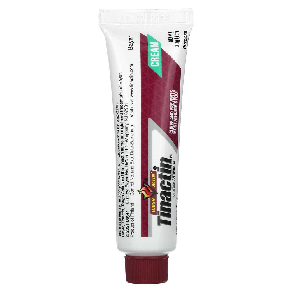 Tinactin, Athlete's Foot, крем, 30 г (1 унция)