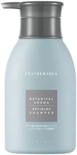 FEATHERAQUA Стимулирующий шампунь AMINO J5 Botanical Aroma Refining Shampoo J5, 280 мл