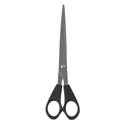 Ножницы 180 мм, чёрные "Basic" (STAFF)