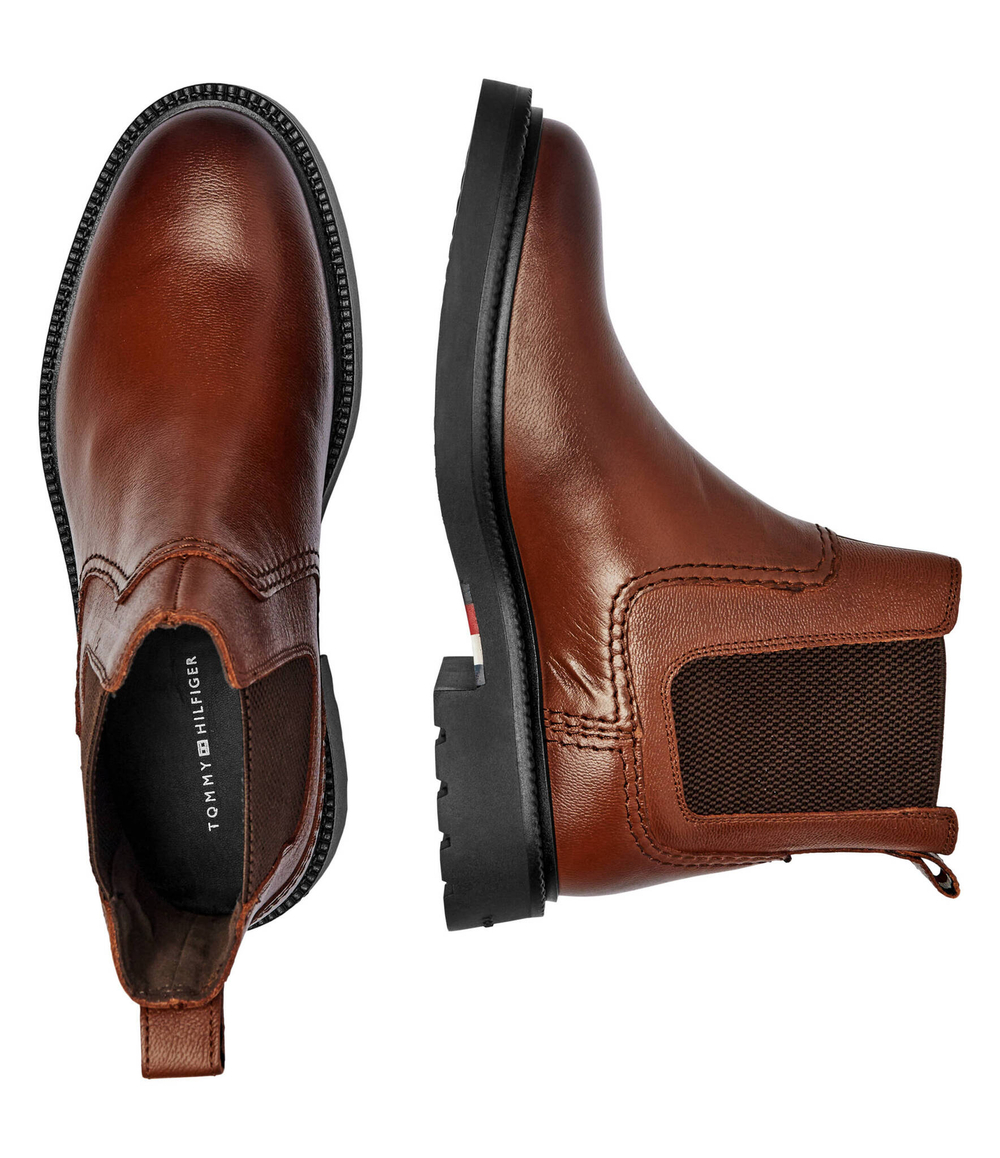 Кожаные челси CHELSEA Tommy Hilfiger - коричневый(FM0FM05184)