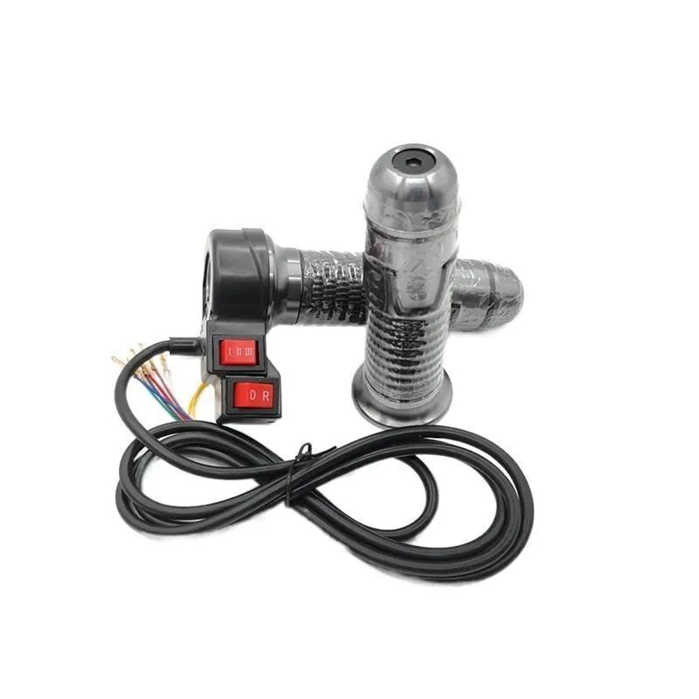 Ручка газа с кнопками (задний ход) для электровелосипеда