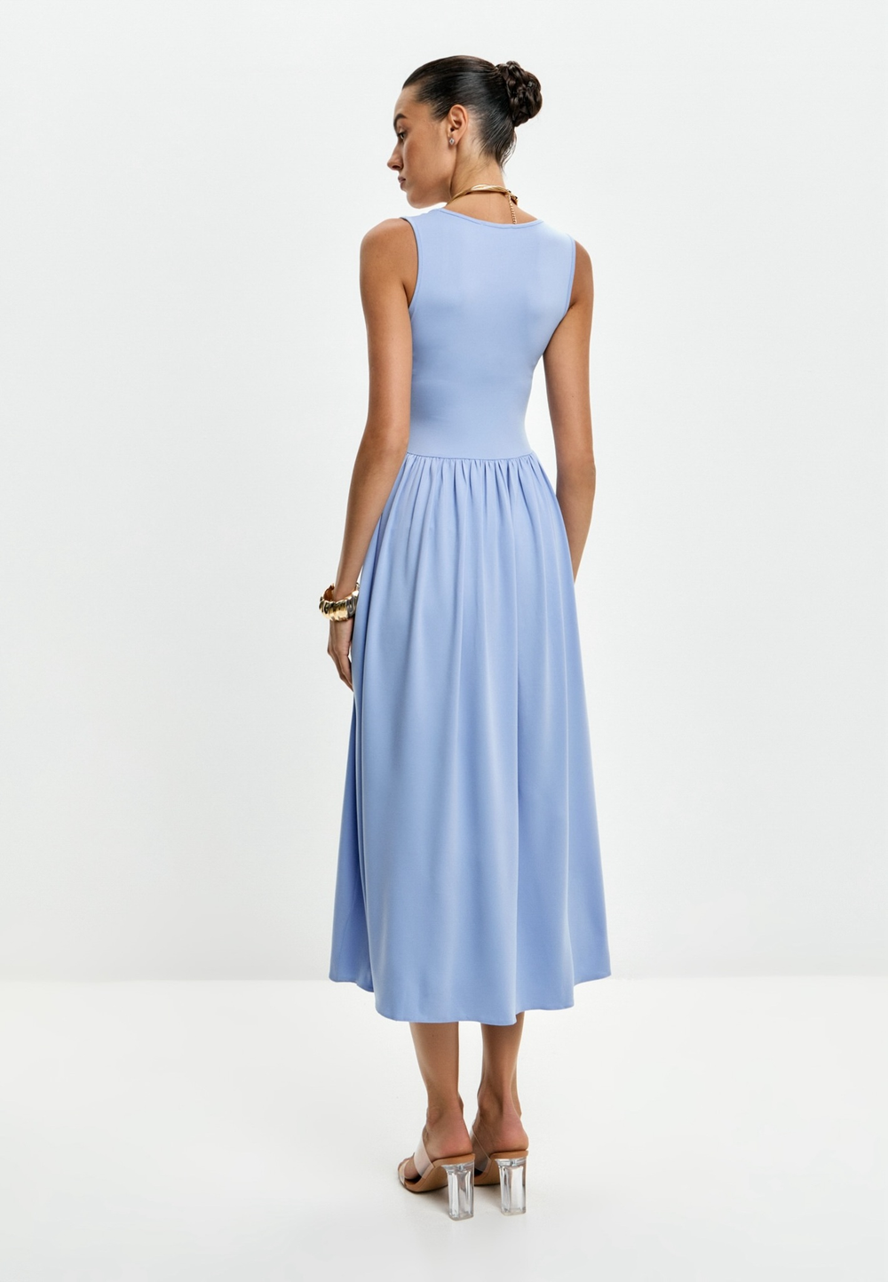 Платье с драпировкой