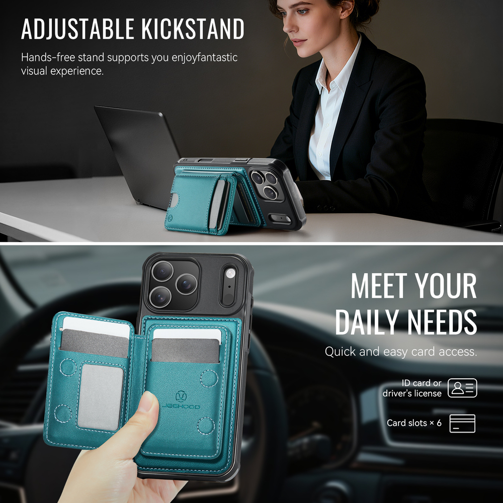 Чехол CaseMe Cardholder 2 in 1 iPhone 17 Pro Max