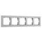 Рамка Werkel Hammer на 5 постов серебряный W0052406 4690389163555