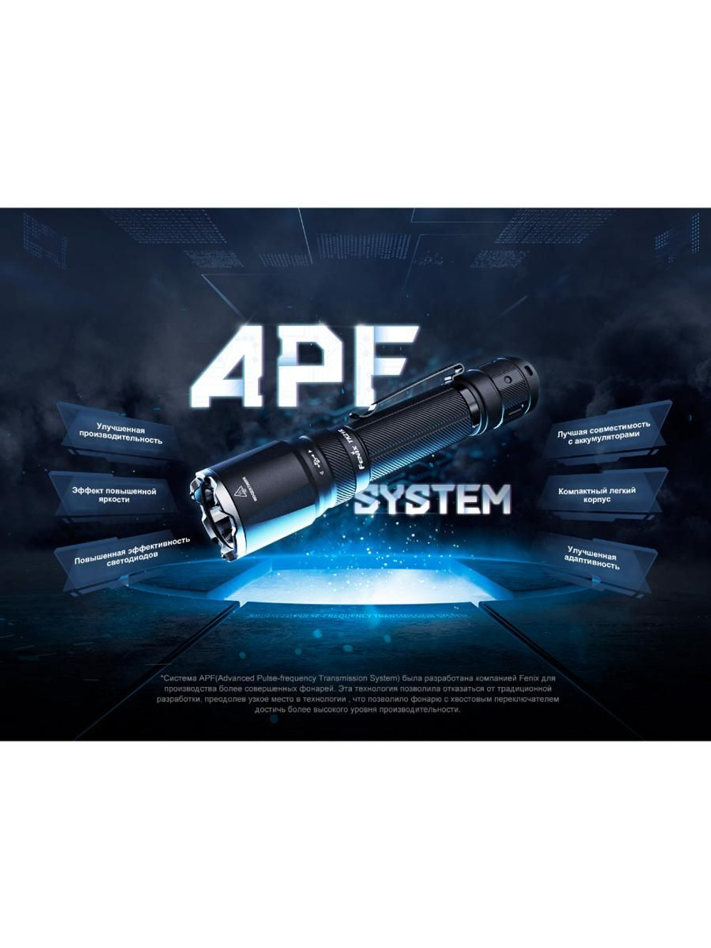 Фонарь Fenix тактический TK21R светло-серый хаки