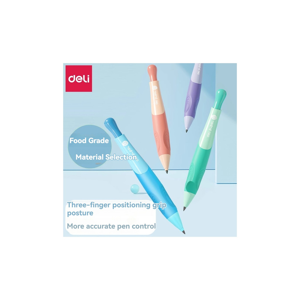 Карандаш мех. 2.0 мм Deli Pupal + точилка для грифеля SH321 ассорти